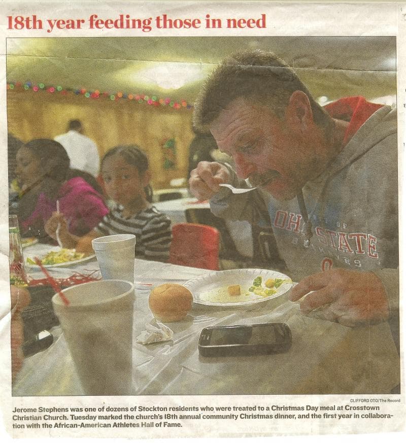 annual community Christmas dinner